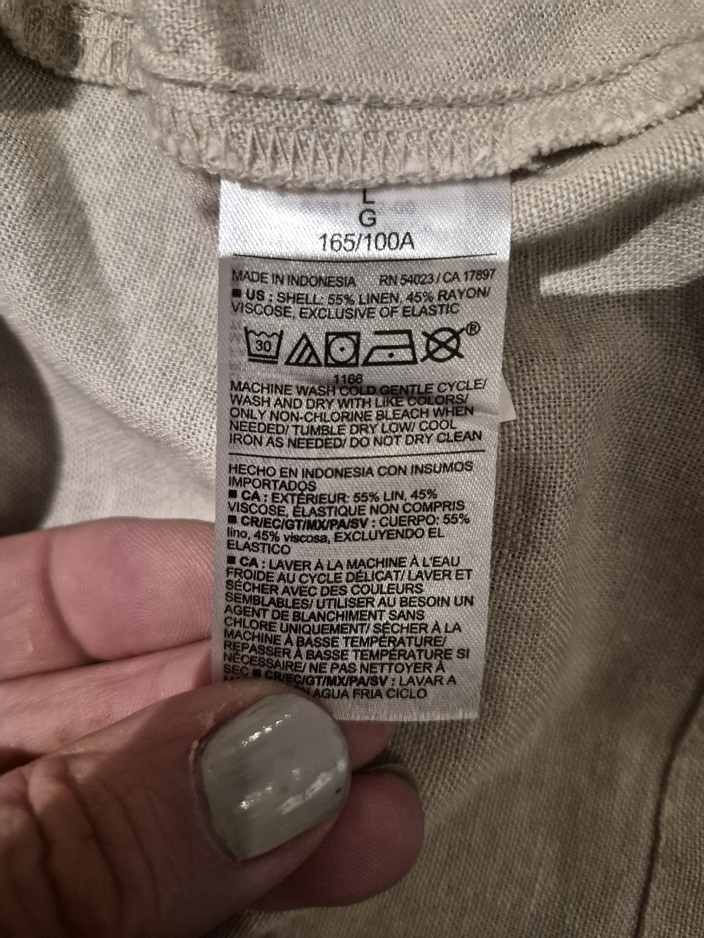 Old Navy Sleeveless Linen-Blend Midi Dress in Natural - Picture 4 of 6